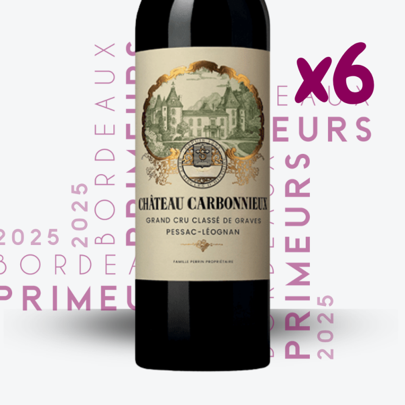 Primeurs - Château Carbonnieux Rouge 2025 - 6x75cl - etiquette