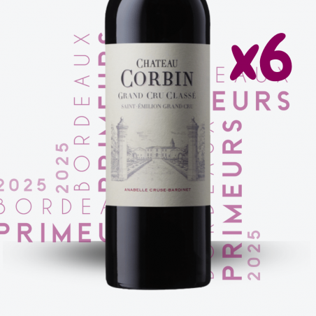 Primeurs - Château Corbin 2025 - 6x75cl - etiquette