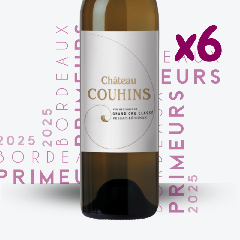 Primeurs - Château Couhins Blanc 2025 - 6x75cl - etiquette