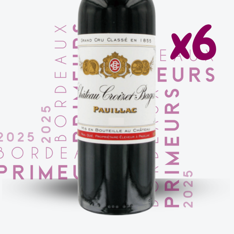 Primeurs - Château Croizet-Bages 2025 - 6x75cl - etiquette