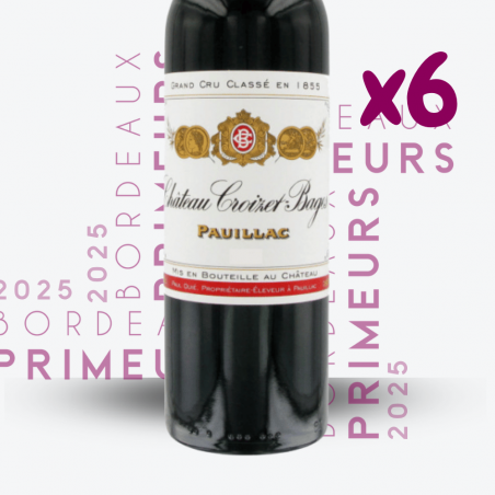 Primeurs - Château Croizet-Bages 2025 - 6x75cl - etiquette