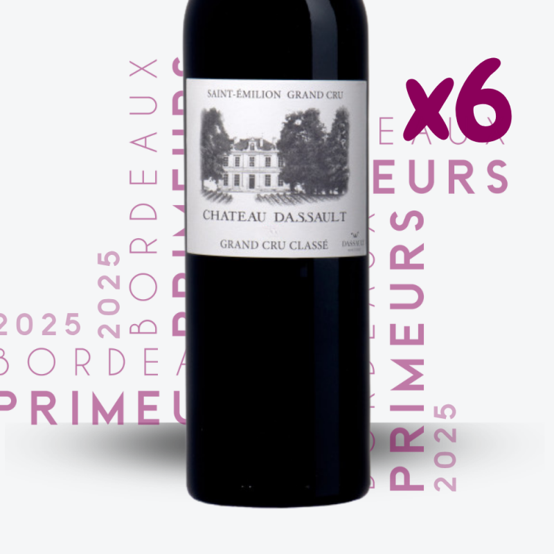 Primeurs - Château Dassault 2025 - 6x75cl - etiquette