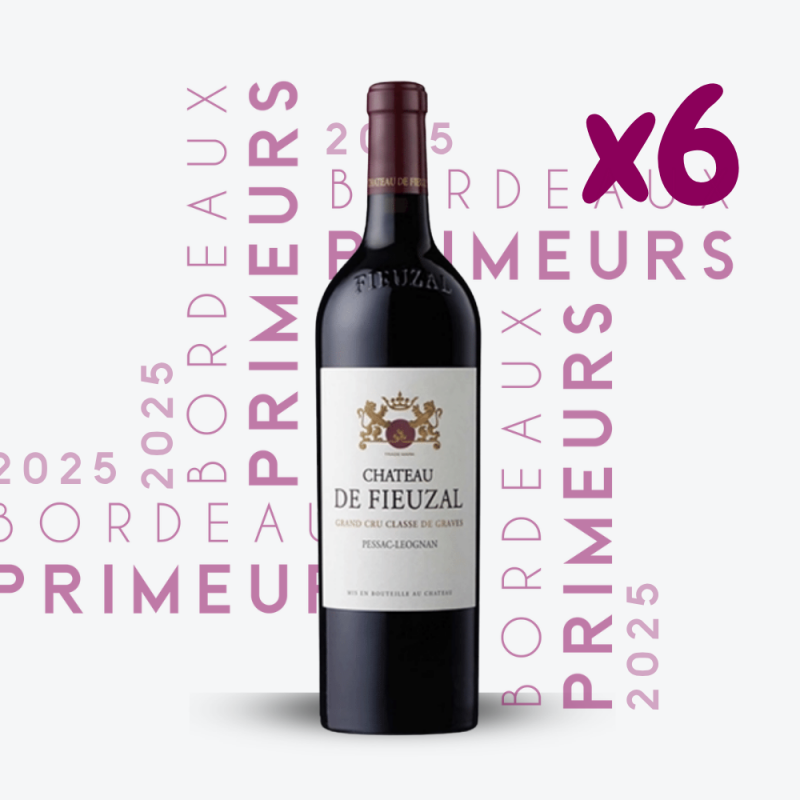 Primeurs - Château de Fieuzal Rouge 2025 - 6x75cl