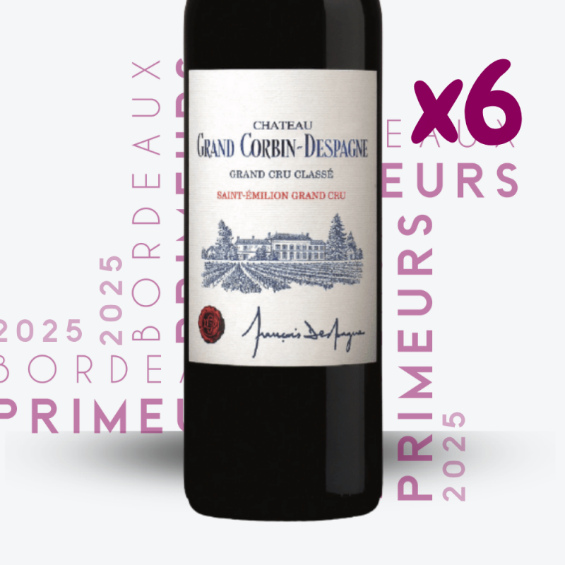 Primeurs - Château Grand Corbin-Despagne 2025 - 6x75cl - etiquette