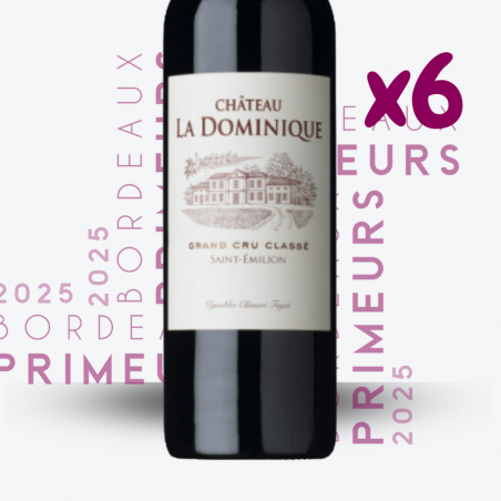 Primeurs - Château La Dominique 2025 - 6x75cl - etiquette