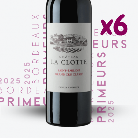 Primeurs - Château La Clotte 2025 - 6x75cl -etiquette