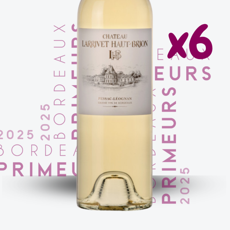 Primeurs - Château Larrivet Haut-Brion Blanc 2025 - 6x75cl -etiquette