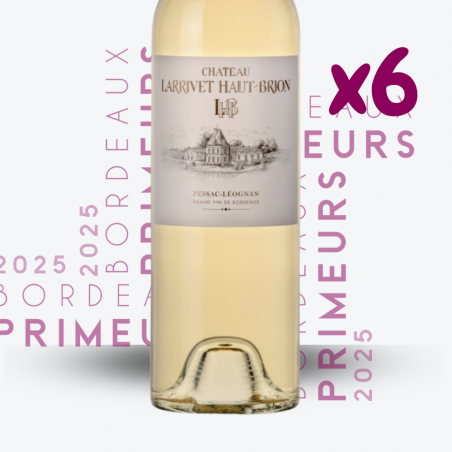 Primeurs - Château Larrivet Haut-Brion Blanc 2025 - 6x75cl -etiquette