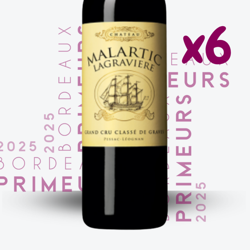 Primeurs - Château Malartic-Lagravière 2025 - 6x75cl - etiquette