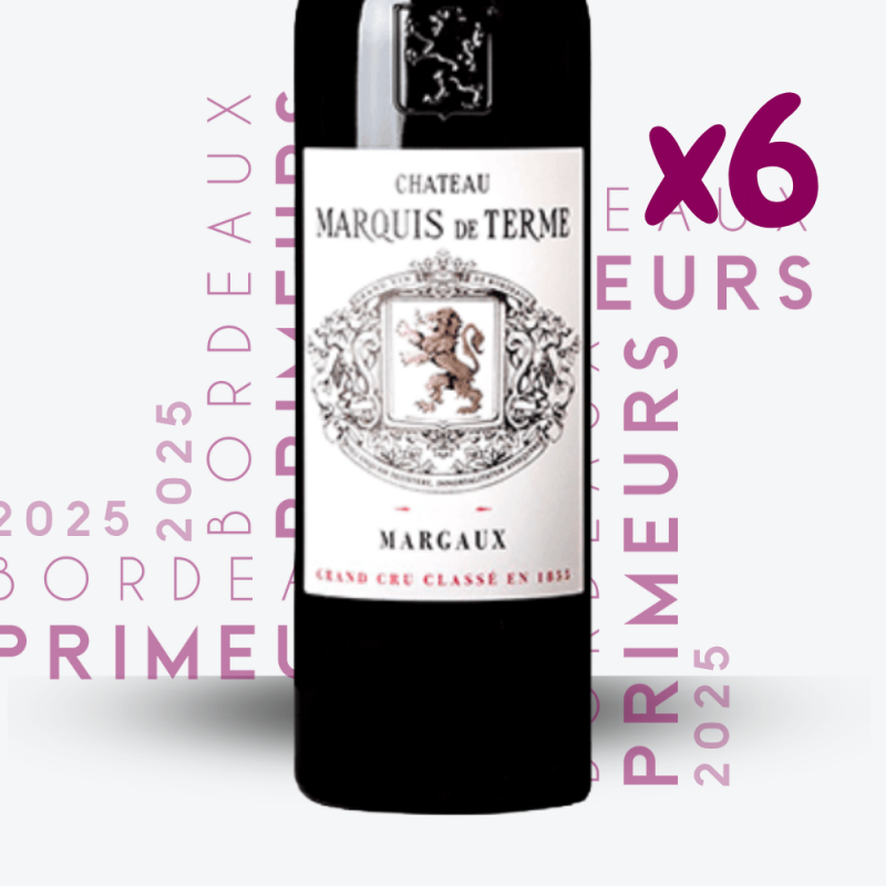 Primeurs - Château Marquis de Terme 2025 - 6x75cl - etiquette