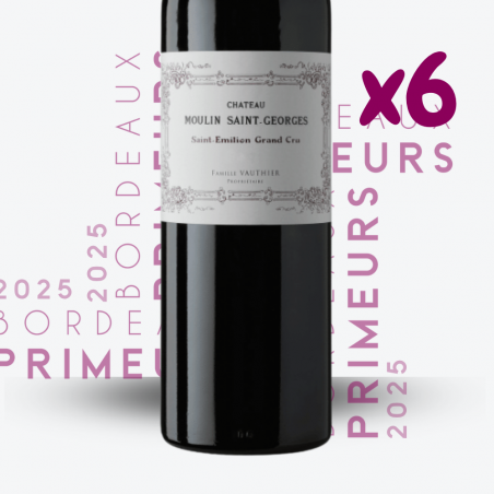 Primeurs - Château Moulin Saint-Georges 2025 - 6x75cl -etiquette
