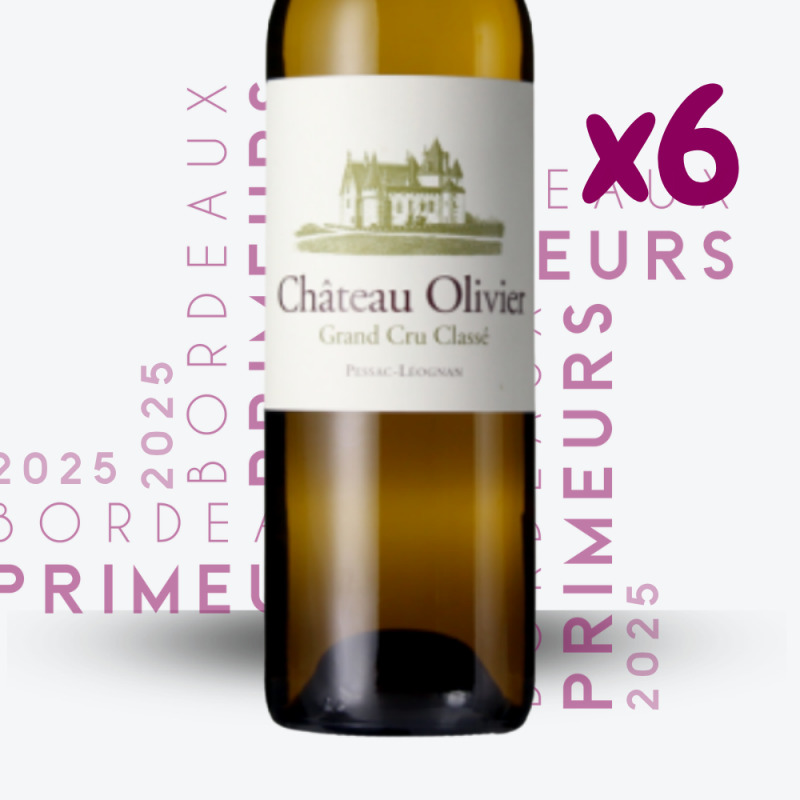 Primeurs - Château Olivier Blanc 2025 - 6x75cl - etiquette