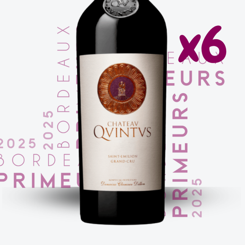 Primeurs - Château Quintus 2025 - 6x75cl - etiquette