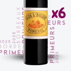 Primeurs - Clos L'Église 2025 - 6x75cl - etiquette