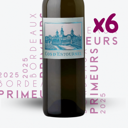Primeurs - Château Cos d'Estournel Blanc 2025 - 6x75cl - etiquette
