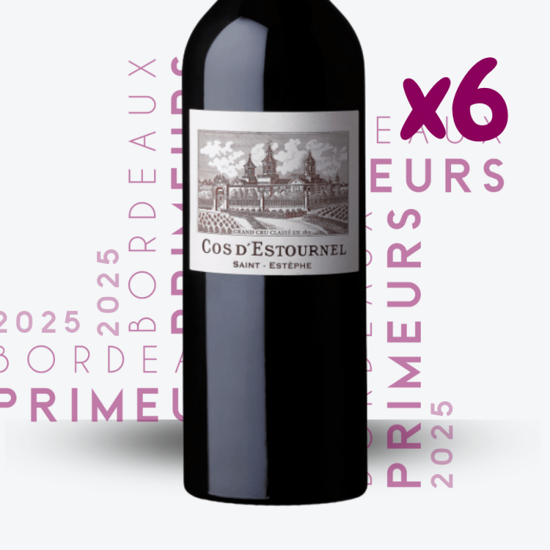 Primeurs - Château Cos d'Estournel Rouge 2025 - 6x75cl. -eetiquette