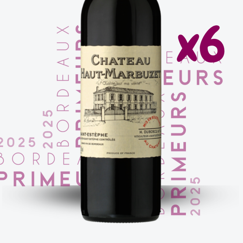 Primeurs - Château Haut-Marbuzet 2025 - 6x75cl - etiquette