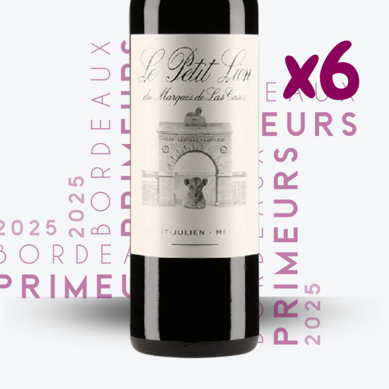 Primeurs - Le Petit Lion du Marquis de Las Cases 2025 - 6x75cl - etiquette