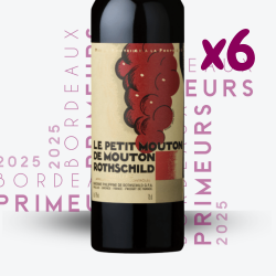 Primeurs - Le Petit Mouton Rothschild 2025 - 6x75cl - etiquette