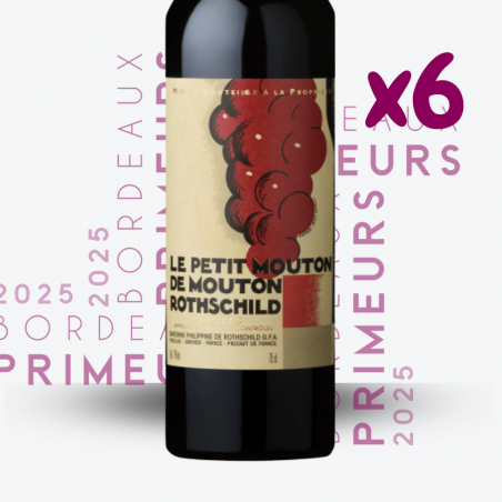 Primeurs - Le Petit Mouton Rothschild 2025 - 6x75cl - etiquette