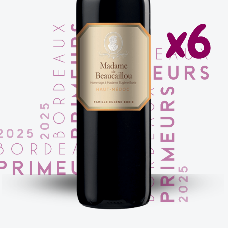 Primeurs - Madame de Beaucaillou 2025 - 6x75cl - etiquette