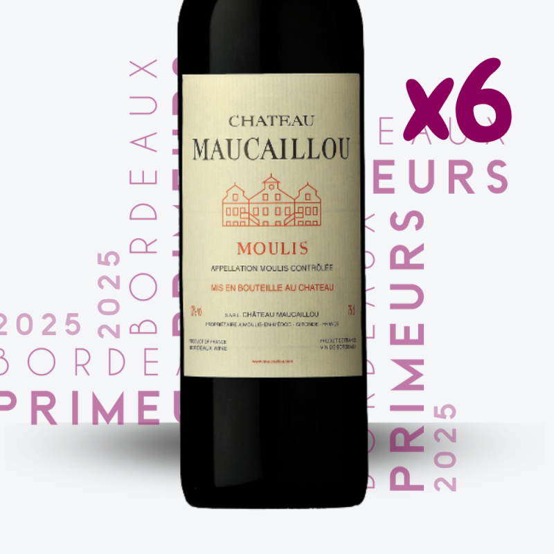 Primeurs - Château Maucaillou 2025 - 6x75cl - etiquette
