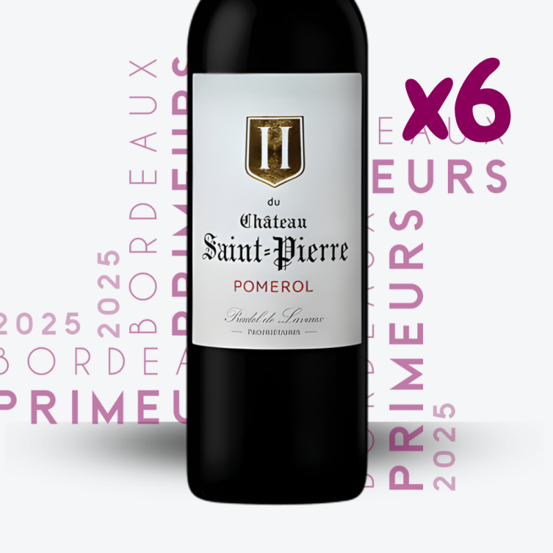 Primeurs - II du Château Saint-Pierre 2025 - 6x75cl - etiquette