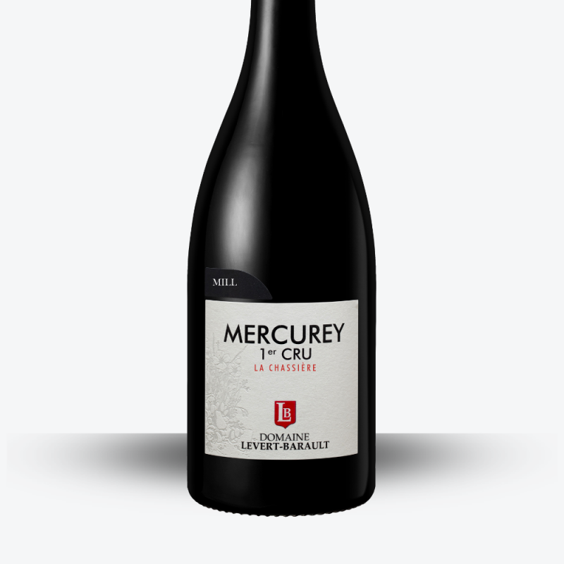 Mercurey 1er Cru "La Chassière" 2022 - Domaine Levert Barault - Etiquette
