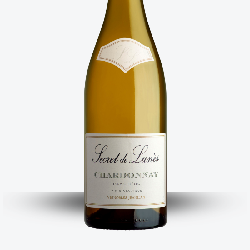 Secret de Lunès Chardonnay 2024 - Maison Jeanjean - Etiquette