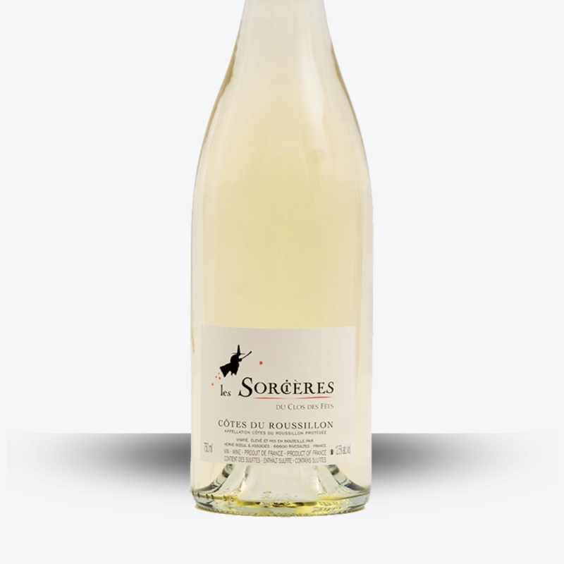 Les Sorcières Blanc 2025 - Domaine du Clos des Fées - etiquette