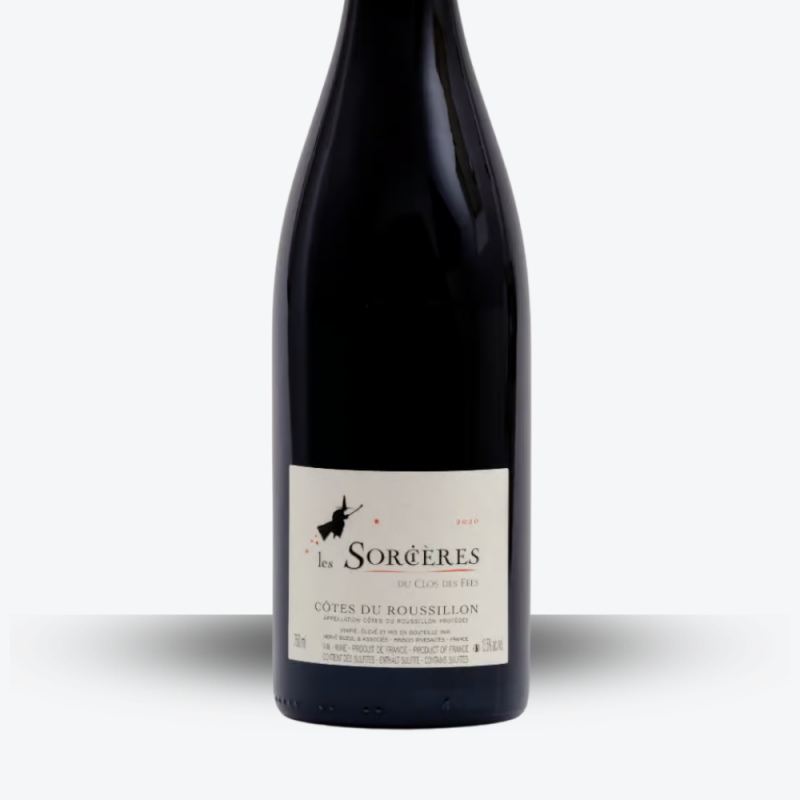 Les Sorcières Rouge 2025 - Domaine du Clos des Fées - etiquette