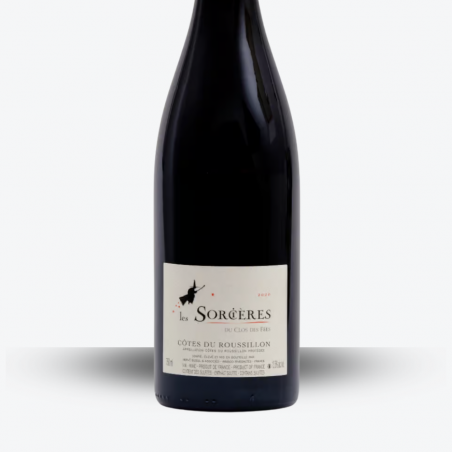 Les Sorcières Rouge 2025 - Domaine du Clos des Fées - etiquette