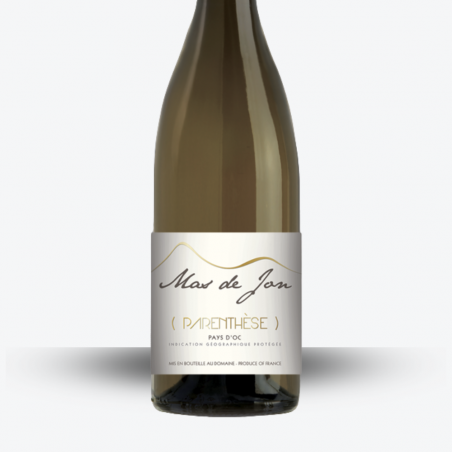 Parenthèse Blanc 2024 - Mas de Jon - Etiquette