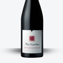 Mas Karolina Côtes du Roussillon Villages 2022 - Etiquette