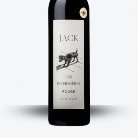 Jack Rouge 2024 - Mas des Infermières - Etiquette