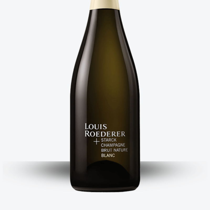 Champagne Louis Roederer Brut Nature by Philippe Starck 2018 - Etiquette
