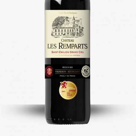Château Les Remparts 2023 - étiquette