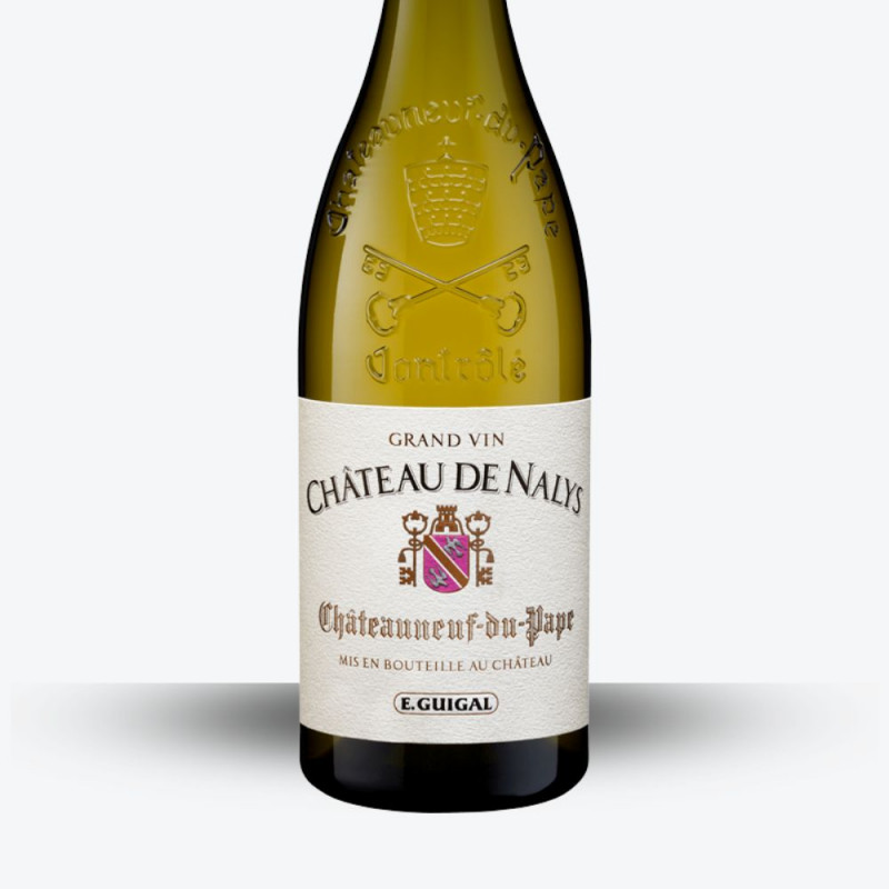 E. Guigal Château de Nalys Châteauneuf-du-Pape Blanc 2024 - étiquette