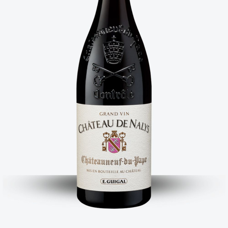 E. Guigal Château de Nalys Châteauneuf-du-Pape" 2023 - étiquette