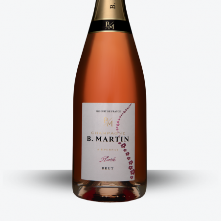 Champagne B.Martin Rosé - Etiquette