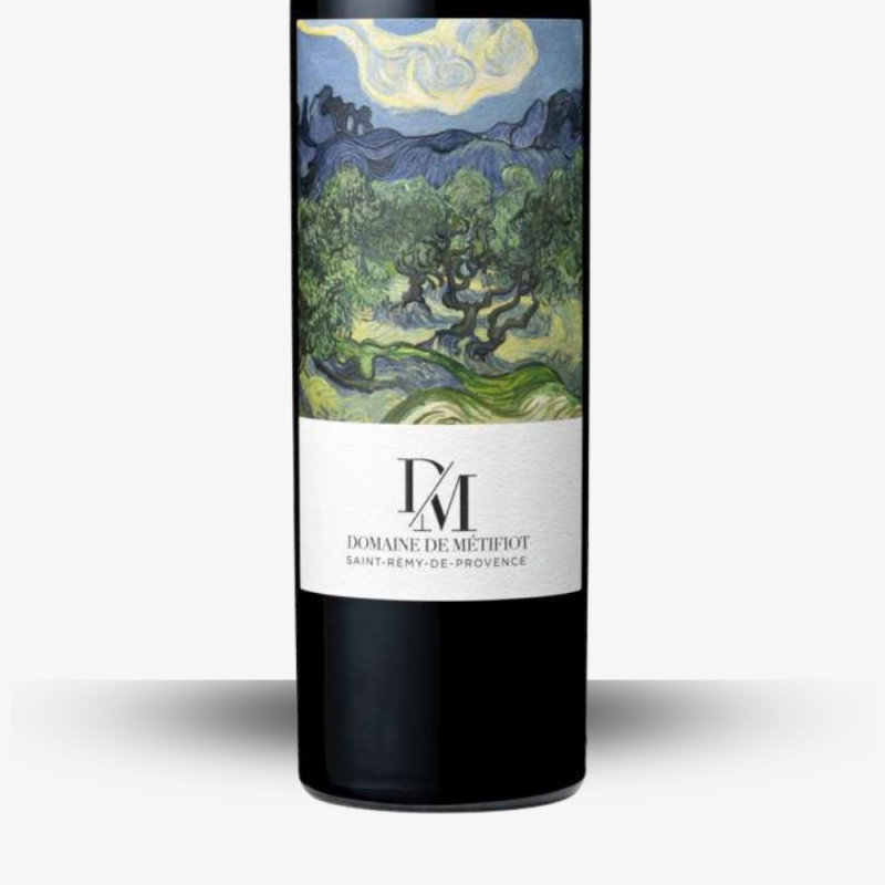 IGP Alpilles Rouge 2023 - Domaine de Métifiot - Etiquette