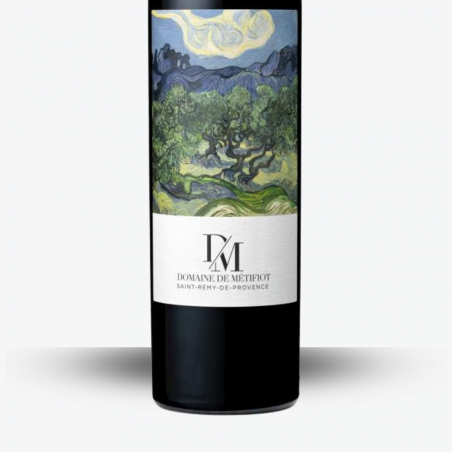 IGP Alpilles Rouge 2023 - Domaine de Métifiot - Etiquette