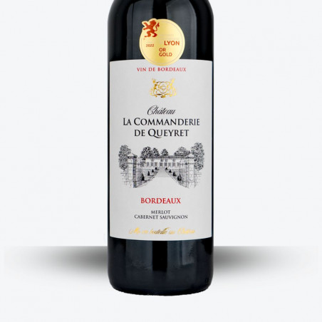 Château La Commanderie de Queyret 2022 - Etiquette