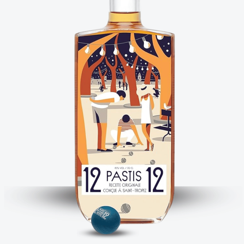 12/12 Pastis de Saint-Tropez Nocturne - Etiquette