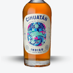 Rhum Cihuatán Indigo 8 ans - Etiquette