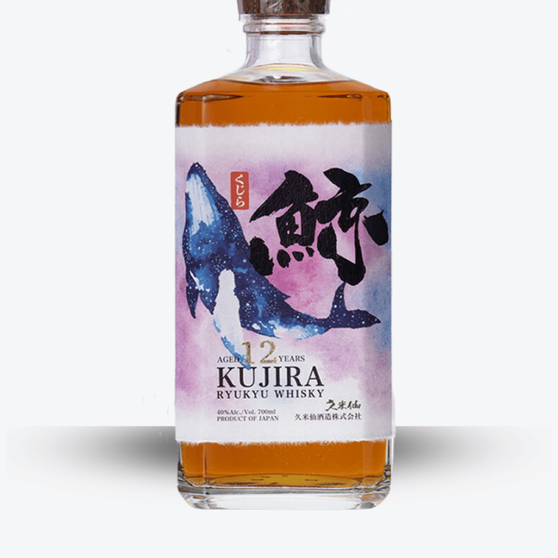 Whisky Kujira Single Grain 12 ans Sherry Cask - Etiquette