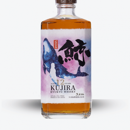 Whisky Kujira Single Grain 12 ans Sherry Cask - Etiquette