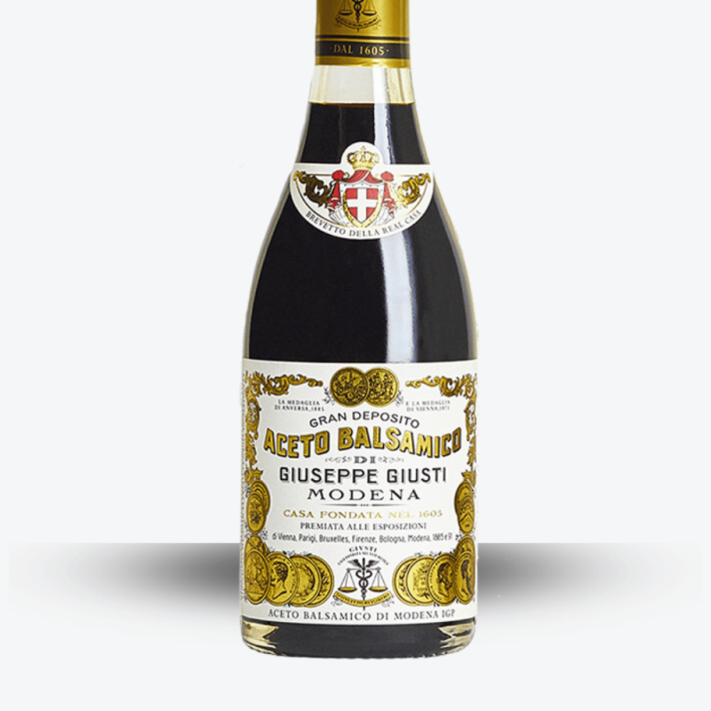 Vinaigre Balsamique Giusti 2 médailles d'or Il Classico - Etiquette