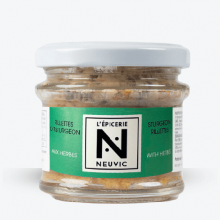 Rillettes d'esturgeon aux herbes 90g