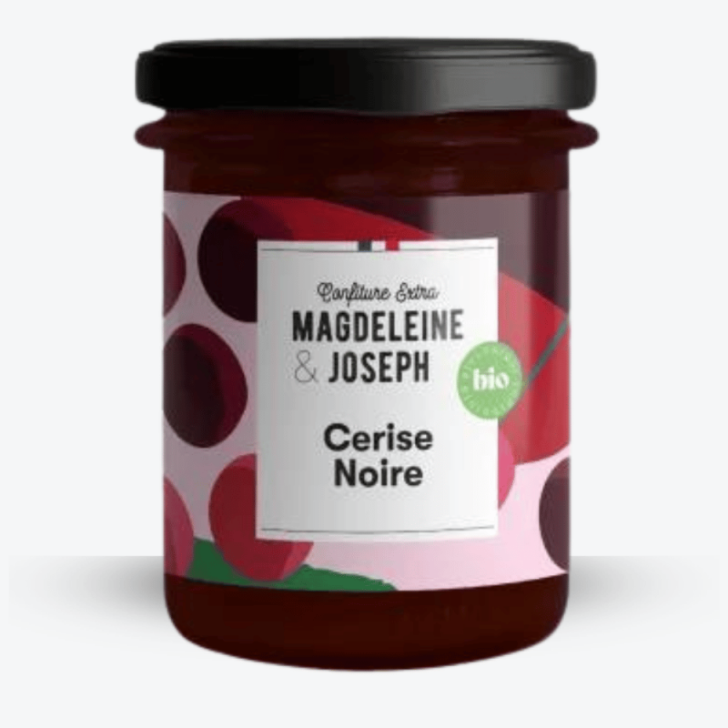 Confiture de Cerise Noire - Magdeleine & Joseph - Etiquette